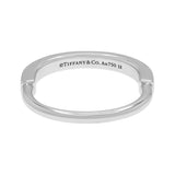 Tiffany & Co. 18K White Gold Lock Ring Designer Jewellery Tiffany and Co
