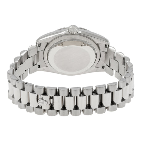 Rolex 18K White Gold Diamond Day Date President 118239