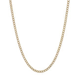 14k Yellow Gold Curb Link Chain Fine Jewellery Modaselle