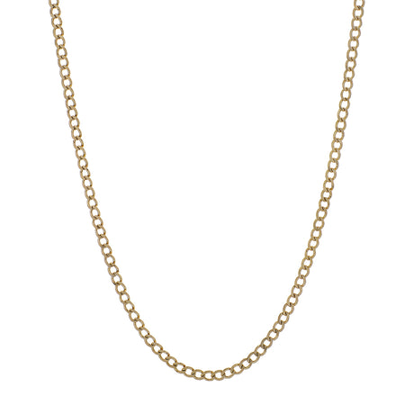 14k Yellow Gold Curb Link Chain Fine Jewellery Modaselle