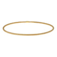 14K Yellow Gold Blasted Bangle Fine Jewellery Modaselle
