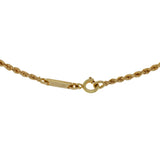 Chopard 18K Yellow Gold Rope Necklace Designer Jewellery Chopard