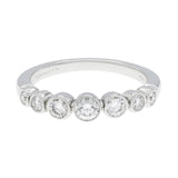 Tiffany & Co. Platinum Diamond Graduated Jazz Ring Designer Jewellery Tiffany and Co