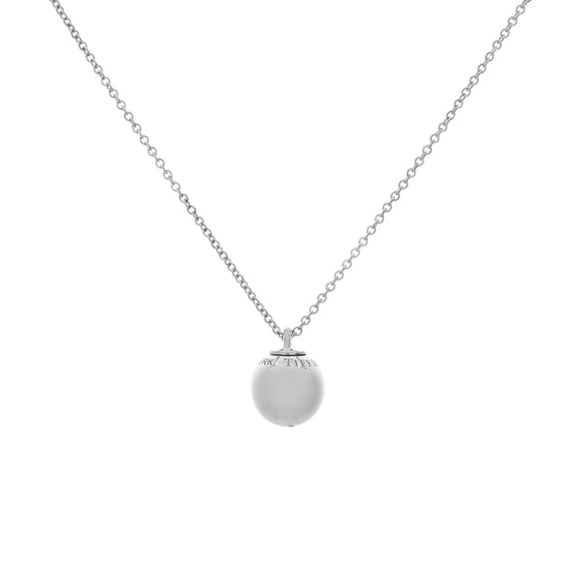 Tiffany & Co. Sterling Silver 12.5mm HardWear Ball Pendant Necklace Designer Jewellery Tiffany and Co