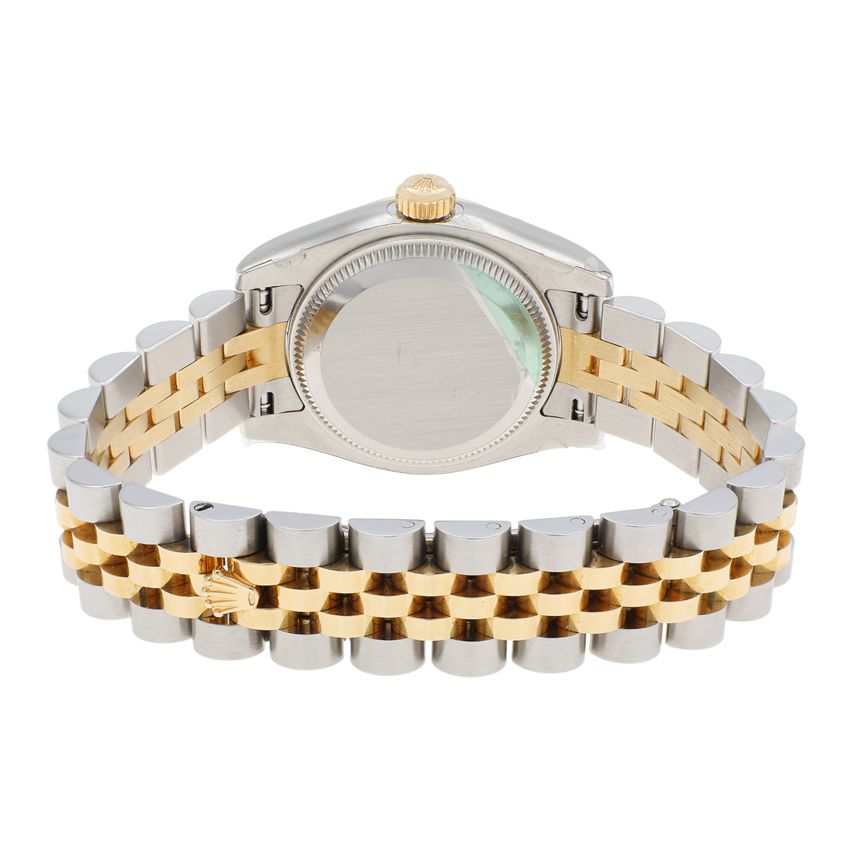 Rolex Stainless Steel 18K Yellow Gold Diamond Datejust 26 179173 Watches Rolex