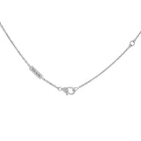 Van Cleef & Arpels 18K White Gold Guilloche Vintage Alhambra Pendant Necklace