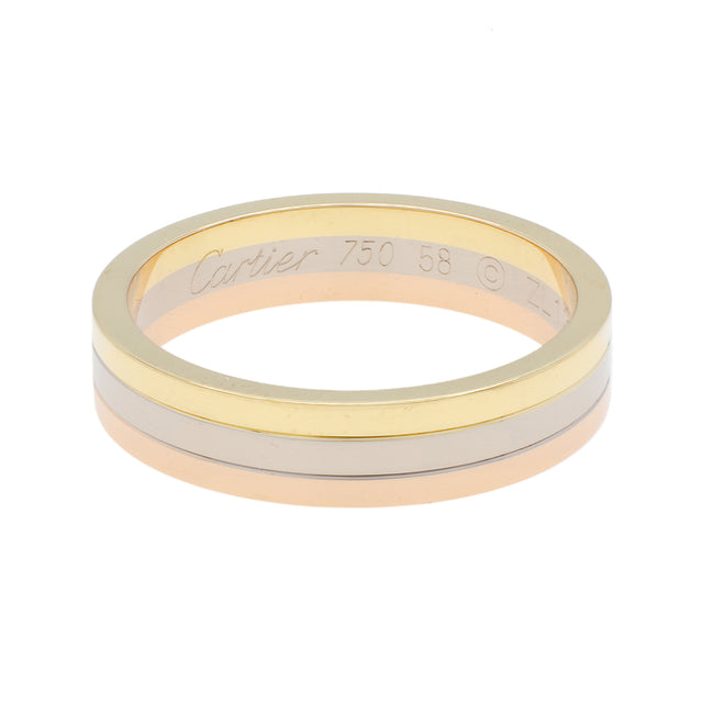 Cartier 18K White Yellow Rose Gold Vendome Louis Cartier Wedding Band Ring Designer Jewellery Cartier