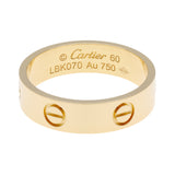 Cartier 18K Yellow Gold Classic Love Ring Designer Jewellery Cartier