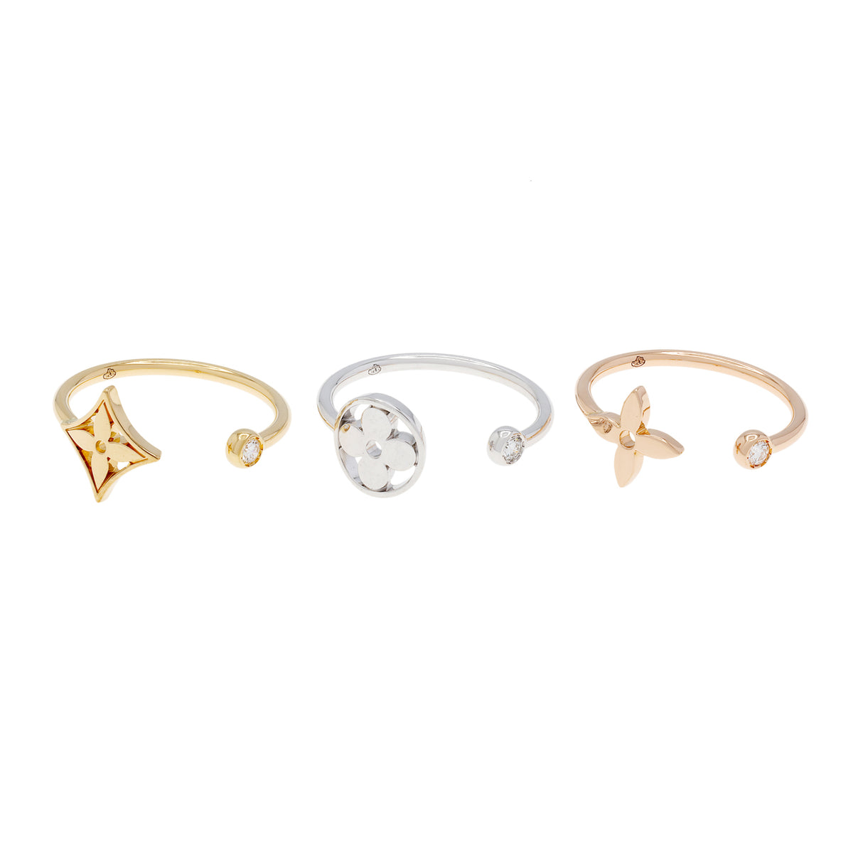 Louis Vuitton 18K Diamond Idylle Blossom Rings Designer Jewellery Louis Vuitton