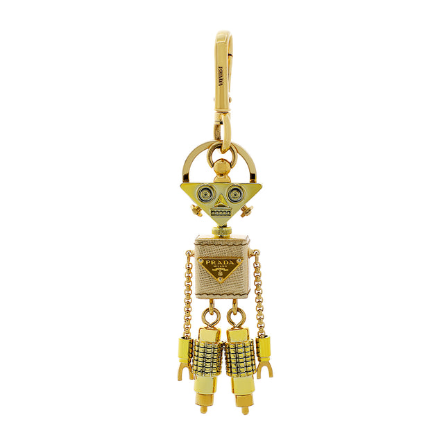 Prada Robot Bag Charm Keychain Accessories Prada