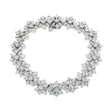 18K White Gold 13.22 Carat Diamond Quatrefoil Bracelet Fine Jewellery Modaselle