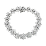 18K White Gold 13.22 Carat Diamond Quatrefoil Bracelet Fine Jewellery Modaselle