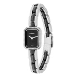 Chanel Stainless Steel Black Ceramic Diamond Premiere H2163 Watches Chanel
