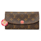 Louis Vuitton Monogram Fuchsia Bloom Flower Emilie Wallet