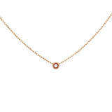 Cartier 18K Rose Gold Pink Sapphire d'Amour Pendant Designer Jewellery Cartier