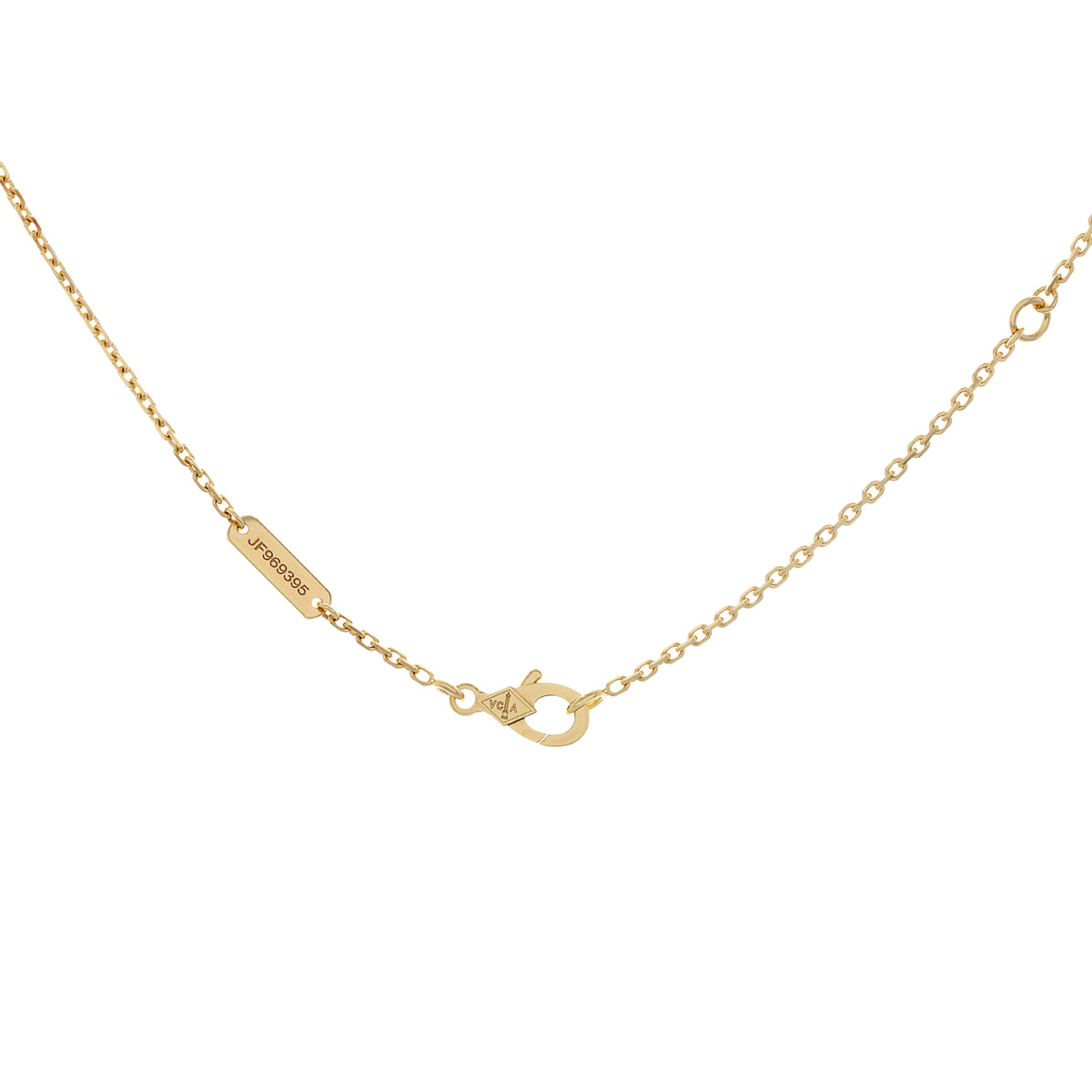 Van Cleef & Arpels 18K Yellow Gold Mother of Pearl Vintage Alhambra Pendant Necklace Necklaces Van Cleef and Arpels