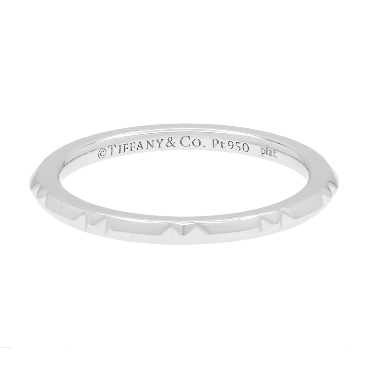 Tiffany & Co. Platinum 1.5mm True Band Ring Designer Jewellery Tiffany and Co