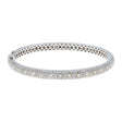 14K White Gold 5.32 Carat Diamond Bangle Fine Jewellery Modaselle