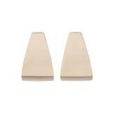 14K Yellow Gold Chunky Tapered Half-Hoop Earrings Fine Jewellery Modaselle