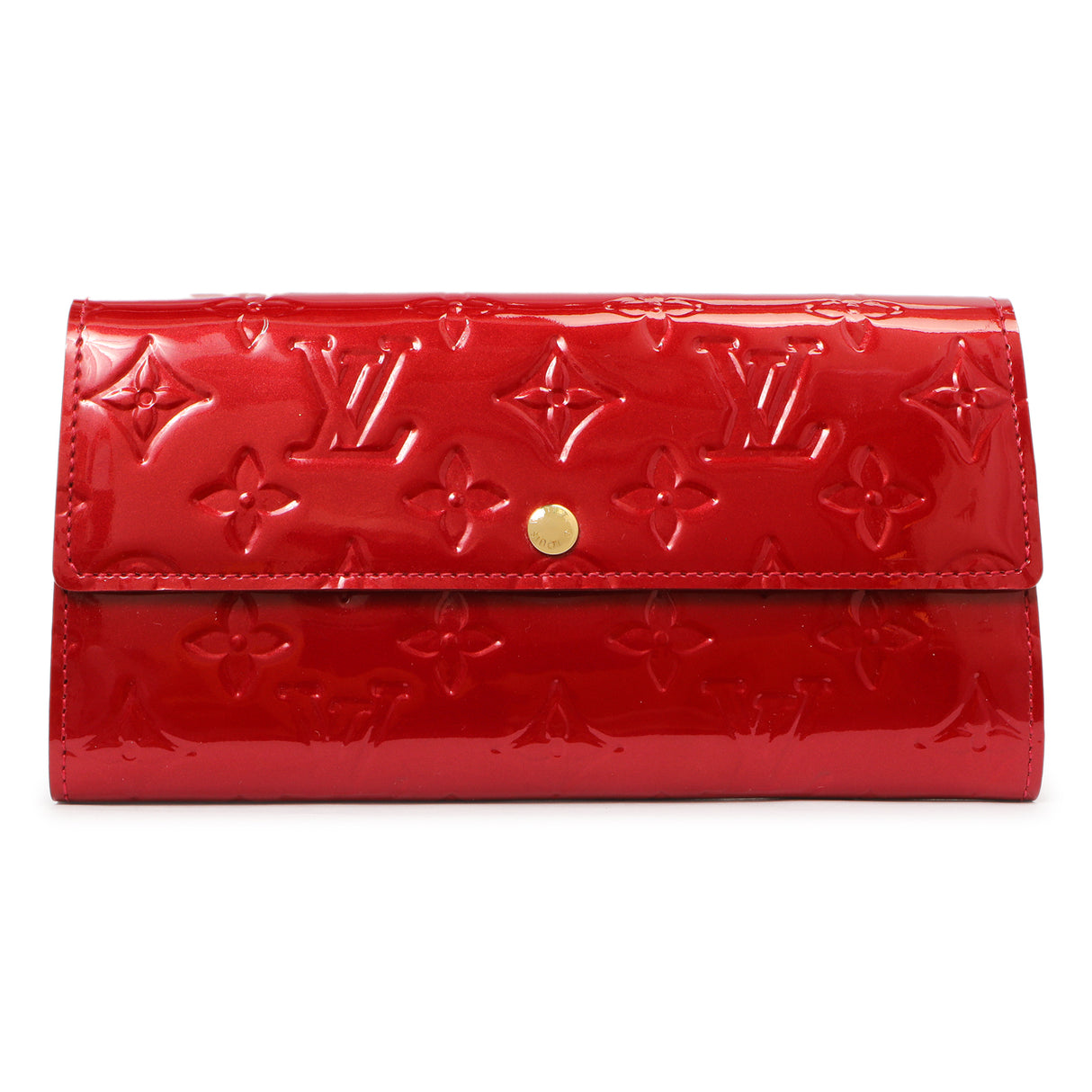 Louis Vuitton Pomme D'Amour Vernis Sarah Wallet