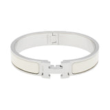 Hermes White Clic H Bracelet Designer Jewellery Hermes