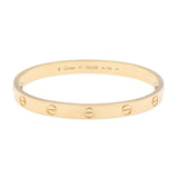 Cartier 18K Yellow Gold Classic Love Bracelet Designer Jewellery Cartier