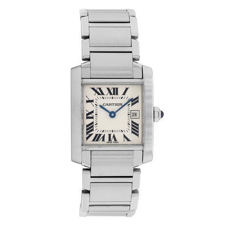 Cartier Stainless Steel Tank Francaise Medium W51011Q3 Watches Cartier