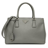 Prada Marmo Saffiano Small Galleria Double Zip Tote