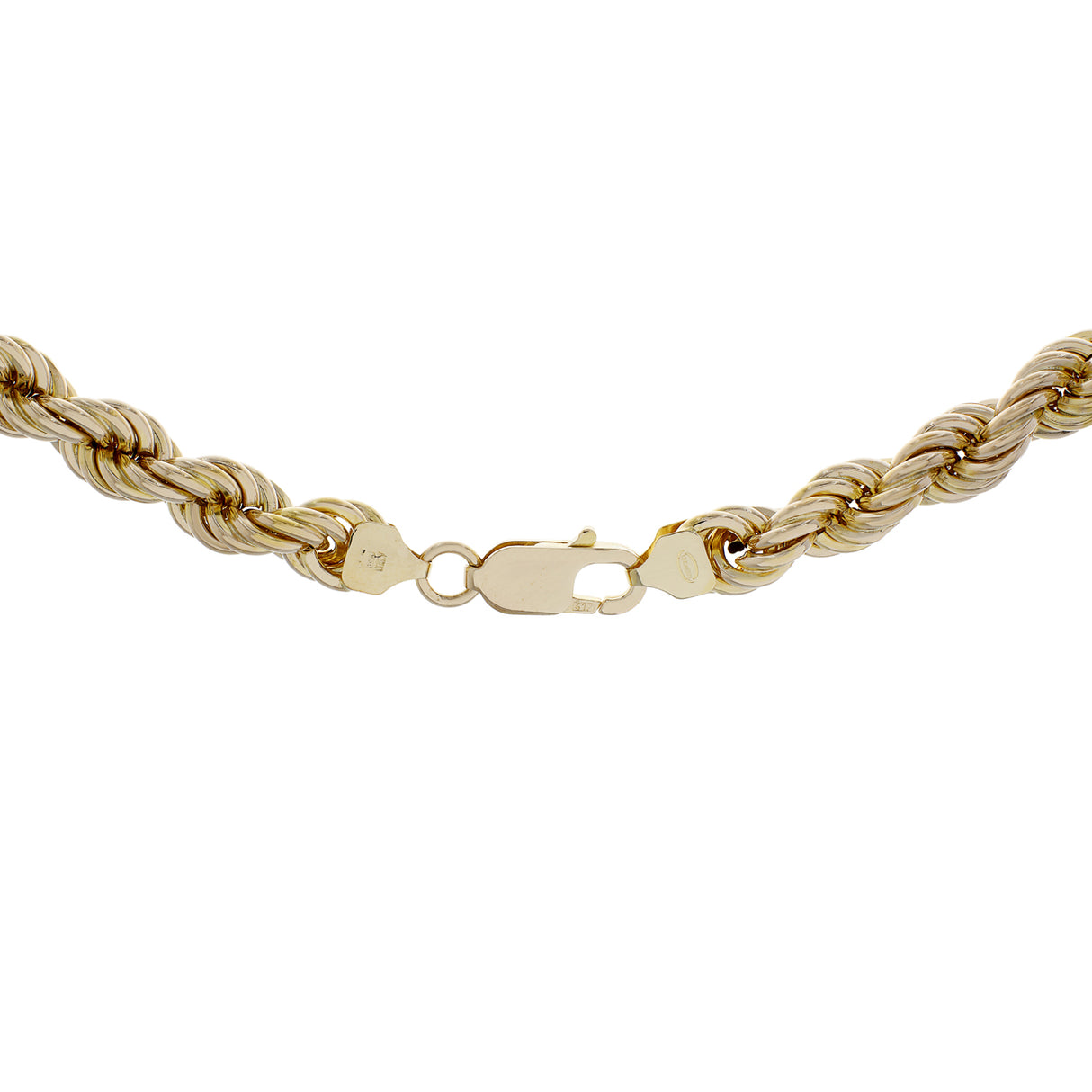 10K Yellow Gold Rope Chain Fine Jewellery Modaselle