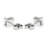 14K White Gold 0.56 Carat Princess Cut Diamond Stud Earrings Fine Jewellery Modaselle