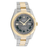 Rolex Stainless Steel 18K Yellow Gold 'Wimbledon' Datejust II 116333 Watches Rolex
