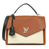 Louis Vuitton Caramel Creme Black Soft Calfskin My Lockme Top Handle