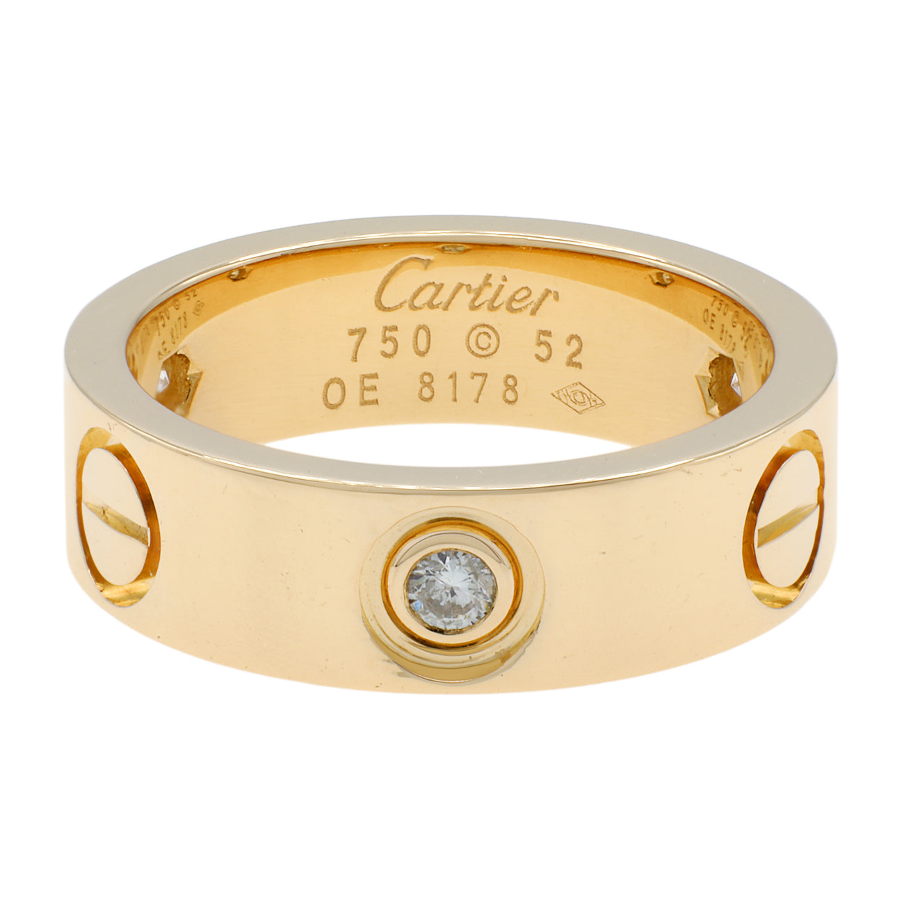 Cartier 3 rings gold best sale