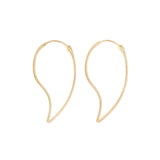 18K Yellow Gold Hoop Earrings Fine Jewellery Modaselle