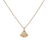 Bulgari 18K Rose Gold Diamond Mother of Pearl Divas’ Dream Necklace Designer Jewellery Bulgari