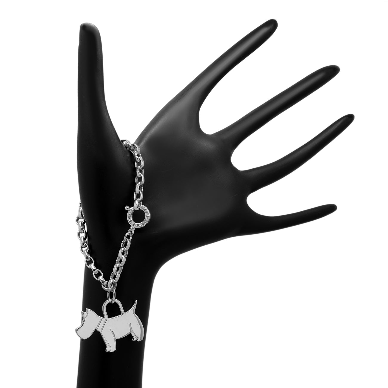 Tiffany & Co. Sterling Silver Scottie Dog Charm Bracelet – Modaselle