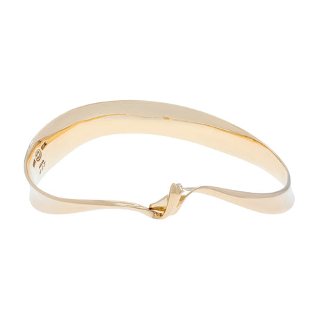Georg Jensen 18K Yellow Gold Torun Bangle Bracelet Fine Jewellery Modaselle