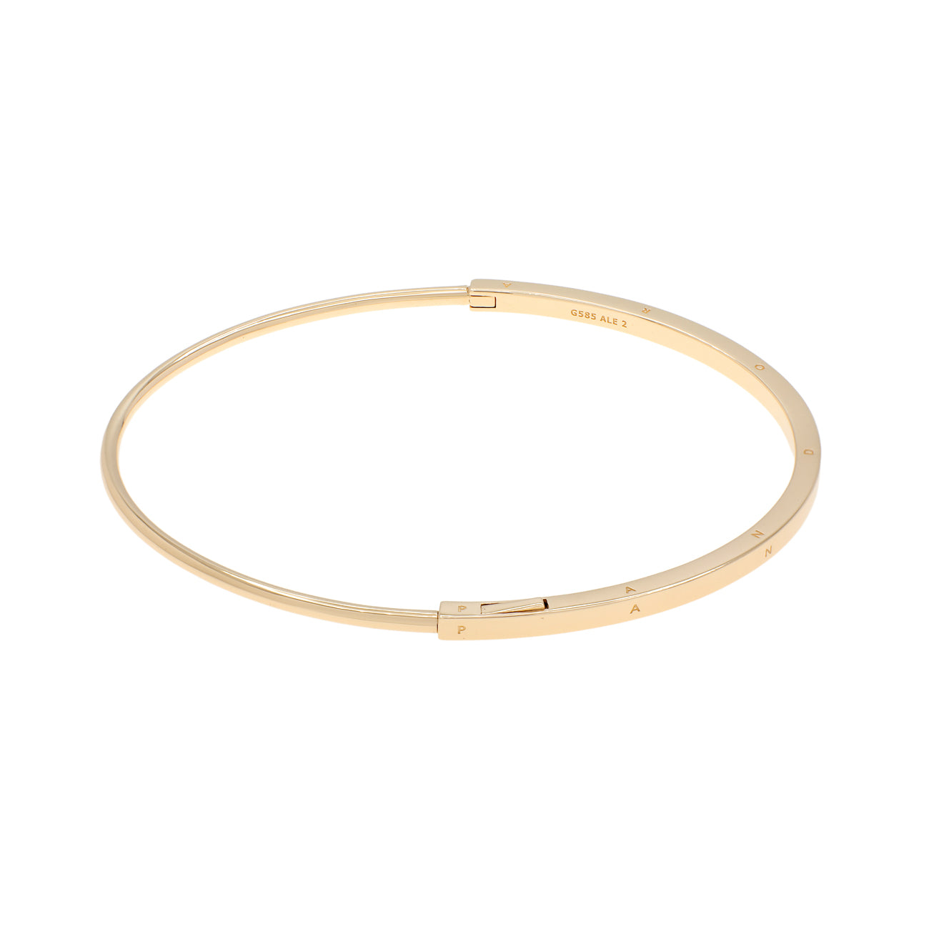 Pandora 14K Yellow Gold Signature ID Bangle – Modaselle