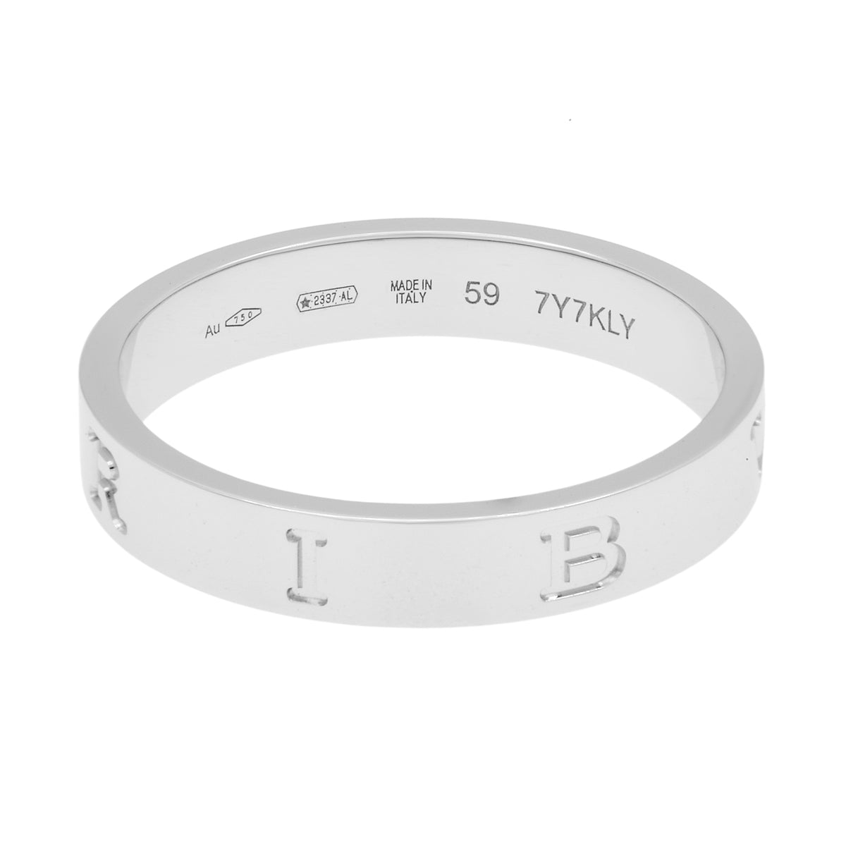 Bulgari 18K White Gold B.zero1 Ring Designer Jewellery Bulgari