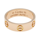 Cartier 18K Rose Gold Classic Love Ring Designer Jewellery Cartier