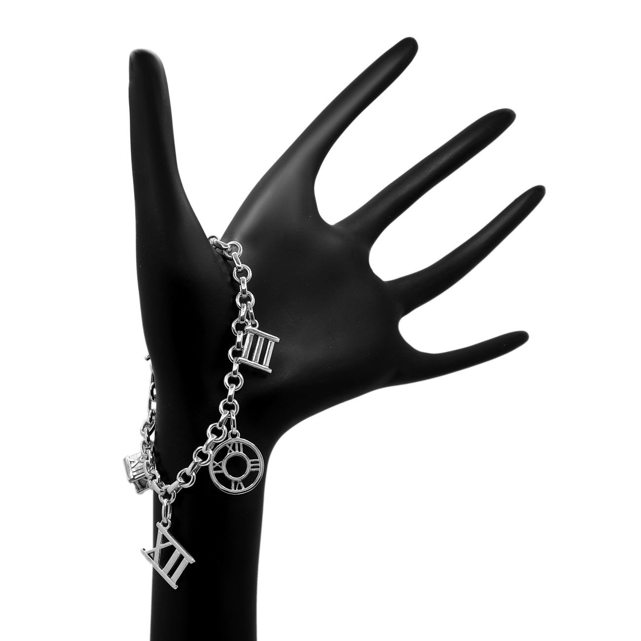 Tiffany & Co. Sterling Silver Atlas Charm Bracelet – Modaselle