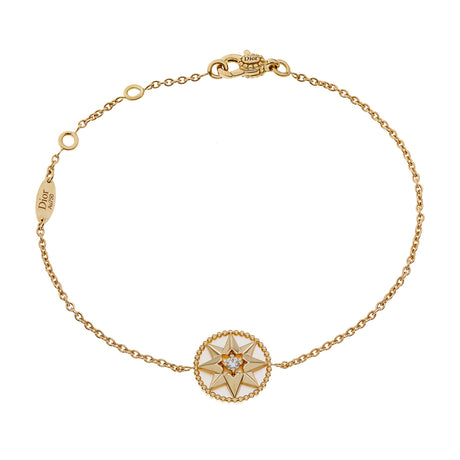 Christian Dior 18K Yellow Gold Rose des Vents Bracelet Designer Jewellery Christian Dior