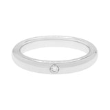 Tiffany & Co. Platinum Diamond Elsa Peretti Band Ring Designer Jewellery Tiffany and Co