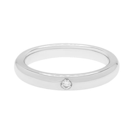 Tiffany & Co. Platinum Diamond Elsa Peretti Band Ring Designer Jewellery Tiffany and Co