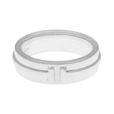Tiffany & Co. Sterling Silver T Band Ring Designer Jewellery Tiffany and Co