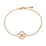 Gucci 18K Rose Gold Diamond Flora Bracelet Designer Jewellery Gucci