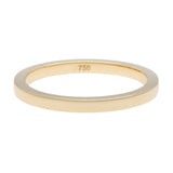 18K Yellow Gold Band Ring