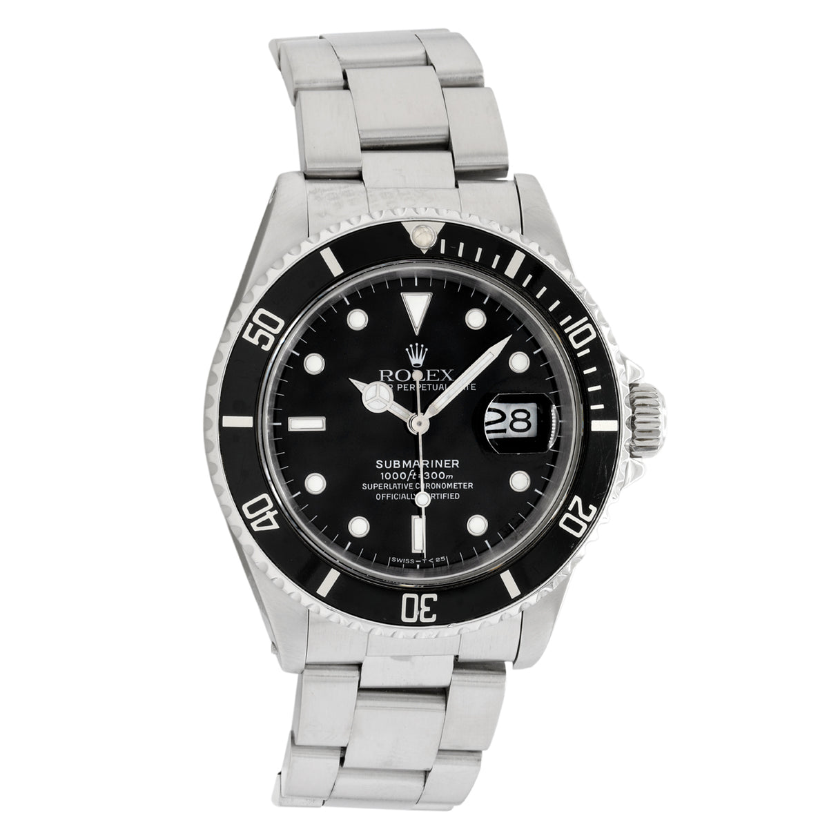 Rolex Stainless Steel Submariner Date 16610 Watches Rolex