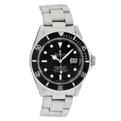 Rolex Stainless Steel Submariner Date 16610 Watches Rolex
