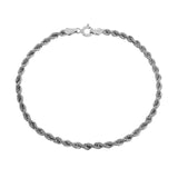18K White Gold Rope Bracelet Fine Jewellery Modaselle